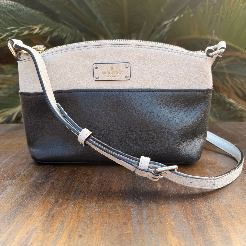 Kate Spade New York Grove Street Millie Crossbody - Black & Warm Beige